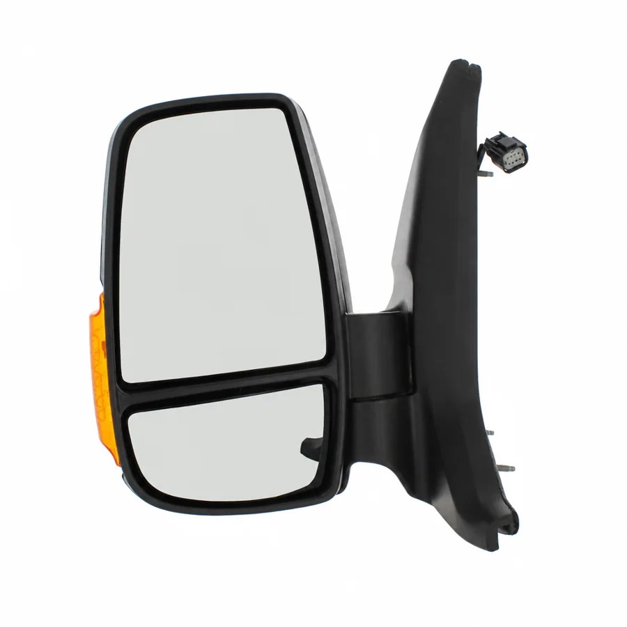 Ford Transit Left Complete Mirror Unit, Black (2014–2019) — Indicator: Yes - Amber 16w — photograph 3