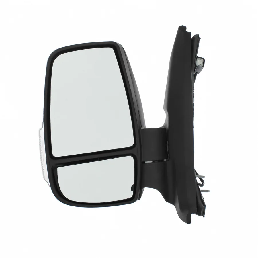 Ford Transit Left Complete Mirror Unit, Black (2014–2019) — Indicator: Yes - Clear - 5w — photograph 3