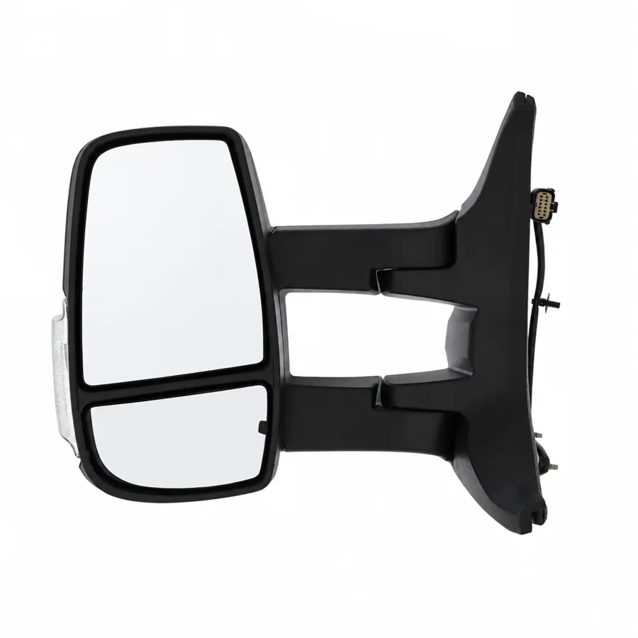 Ford Transit Left Heated Electric Complete Mirror Unit, Black - Textured (2019 onwards) — With indicator — photograph 2