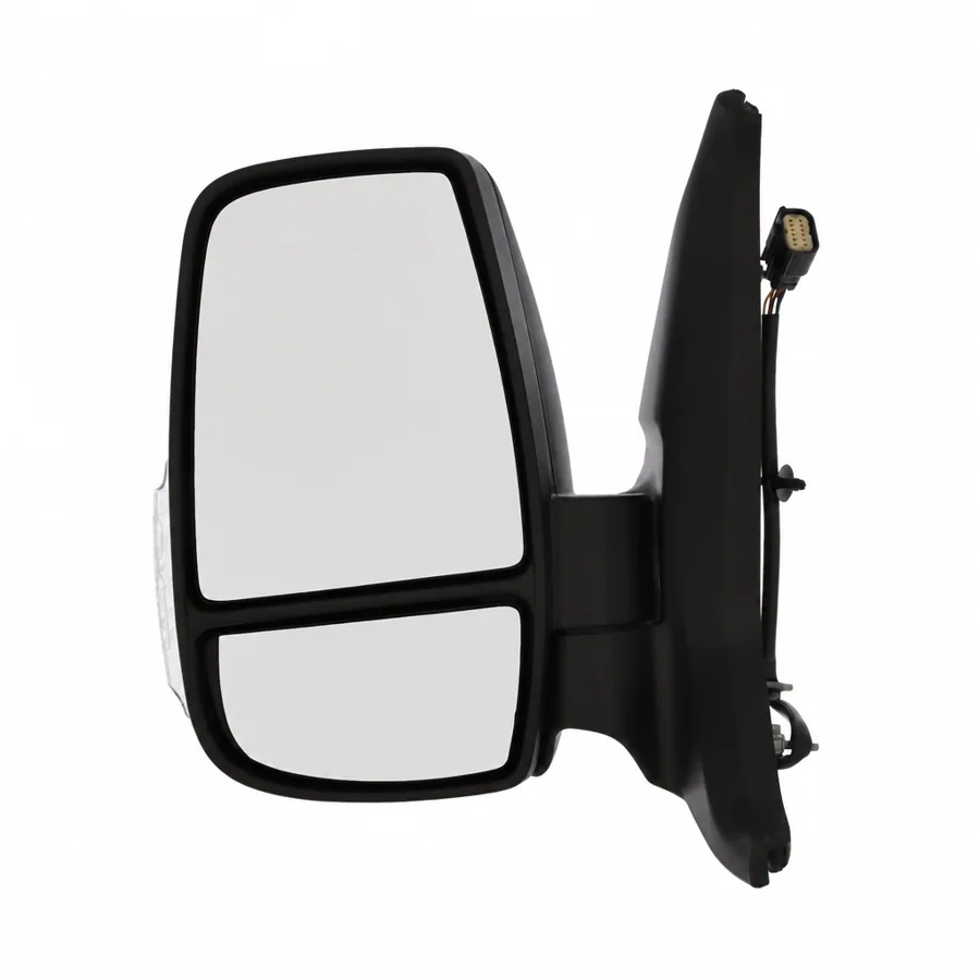 Ford Transit Left Heated Power Folding Complete Mirror Unit, Black - Textured (2019 onwards) — photograph 2