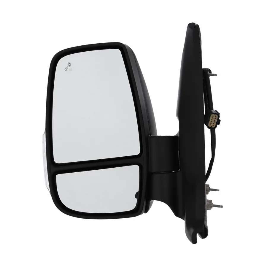 Ford Transit Left Heated Power Folding Complete Mirror Unit, Black - Textured (2019 onwards) — photograph 2