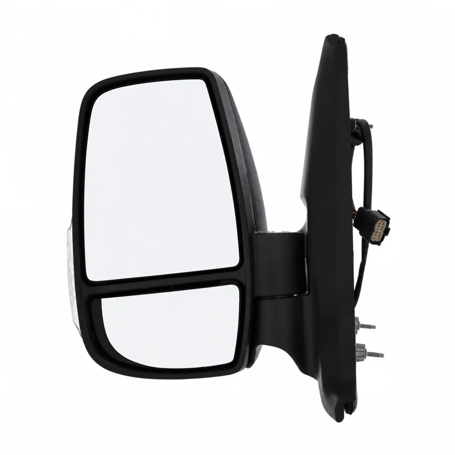 Ford Transit Left Heated Power Folding Complete Mirror Unit, Black - Textured (2019 onwards) — photograph 2
