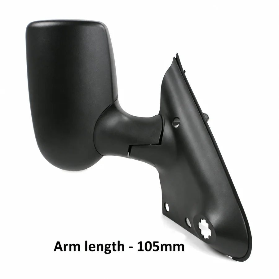 Ford Transit Right Heated Electric Complete Mirror Unit, Black (2000–2014)