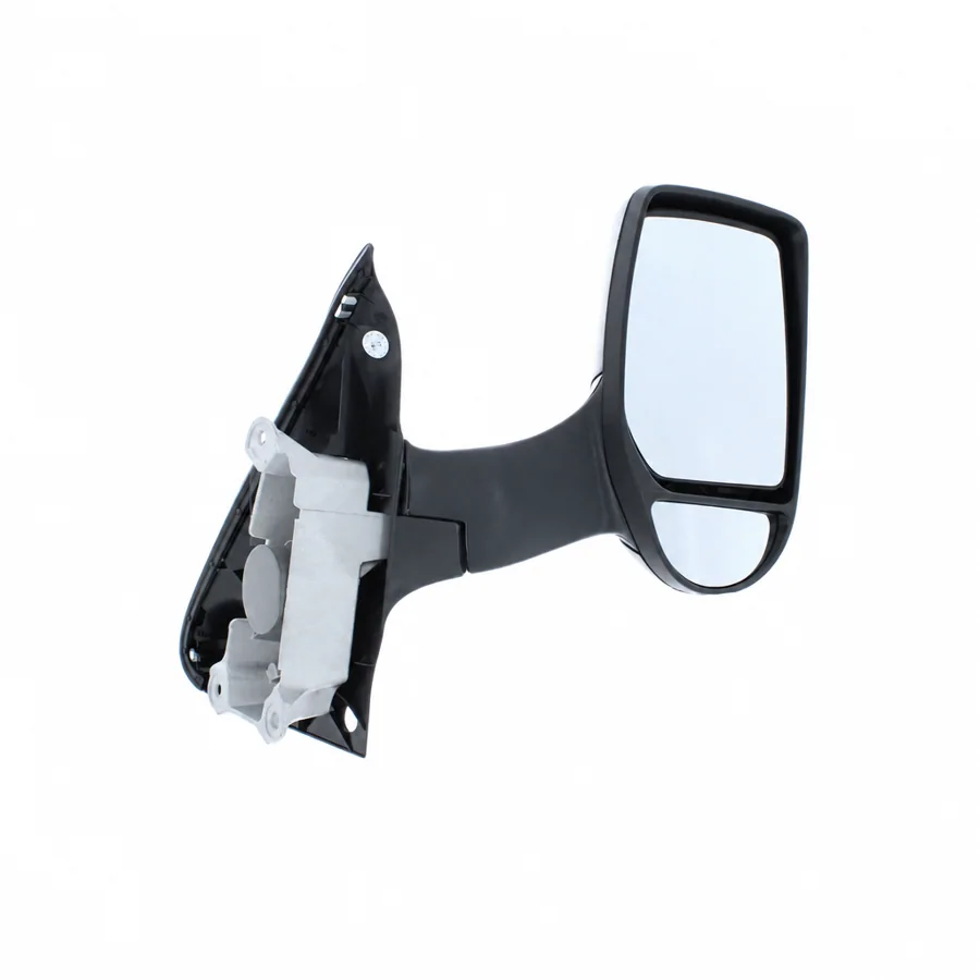 Ford Transit Right Complete Mirror Unit, Black (2000–2014) — Long Arm - Arm Length 165mm — photograph 2