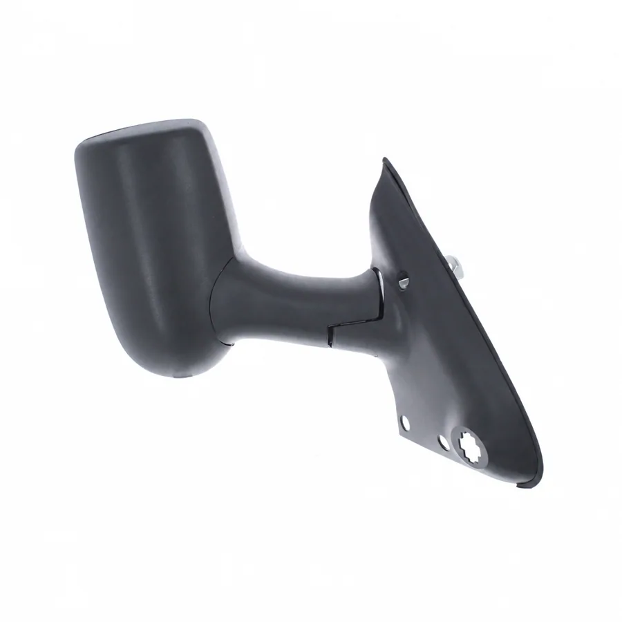 Ford Transit Right Complete Mirror Unit, Black (2000–2014) — Long Arm - Arm Length 165mm