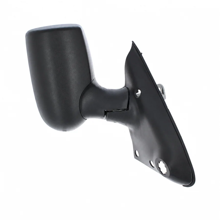 Ford Transit Right Complete Mirror Unit, Black (2000–2014) — Short Arm - Arm Length 105mm