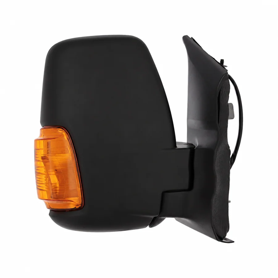 Ford Transit Right Heated Power Folding Complete Mirror Unit, Black - Textured (2014–2019)