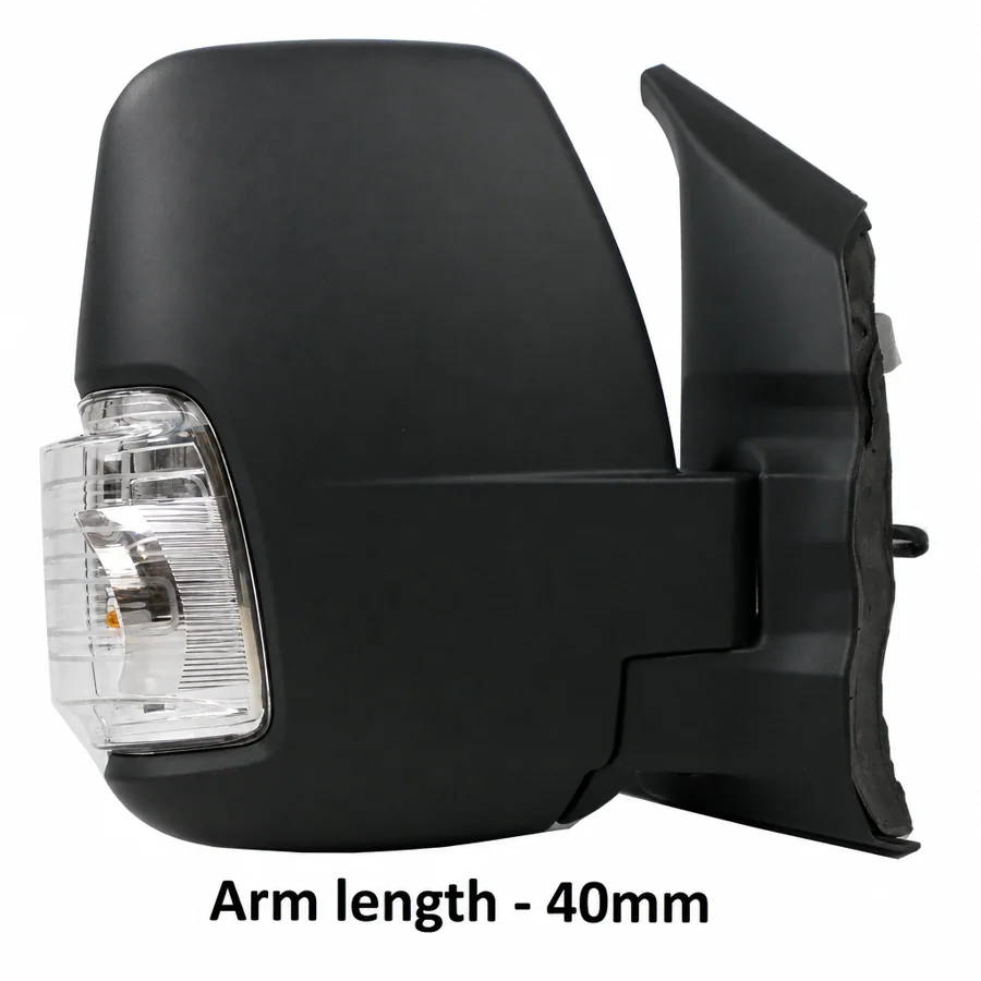 Ford Transit Right Heated Power Folding Complete Mirror Unit, Black (2014–2019)