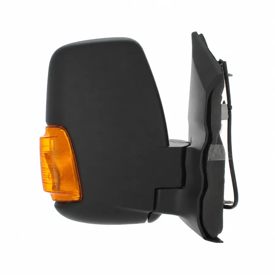 Ford Transit Right Complete Mirror Unit, Black (2014–2019) — Indicator: Yes - Amber 16w — photograph 2