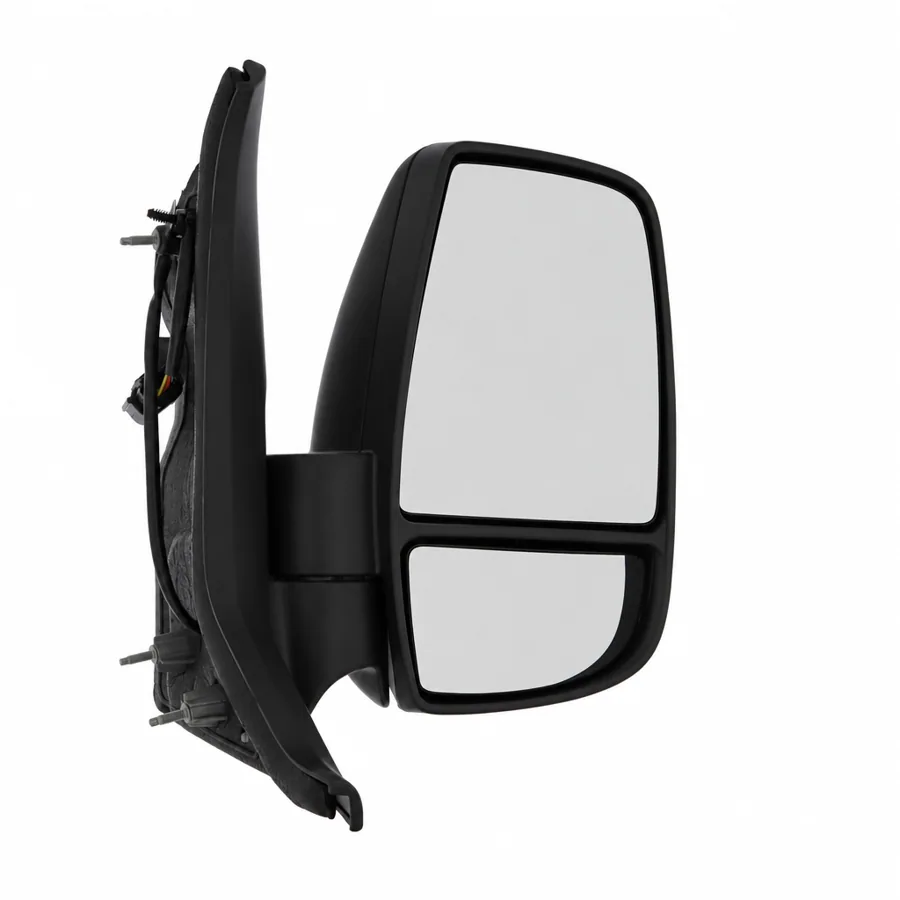 Ford Transit Right Heated Electric Complete Mirror Unit, Black - Textured (2019 onwards) — Indicator: Yes - 5w Bulb — photograph 2