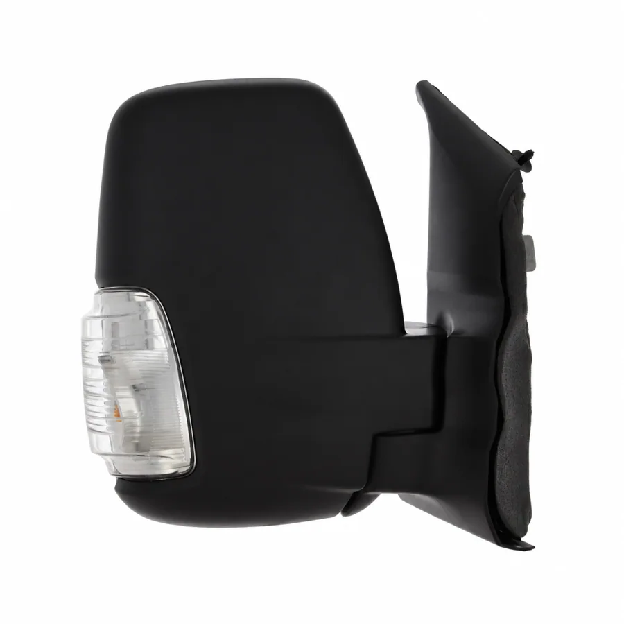 Ford Transit Right Heated Power Folding Complete Mirror Unit, Black - Textured (2019 onwards)