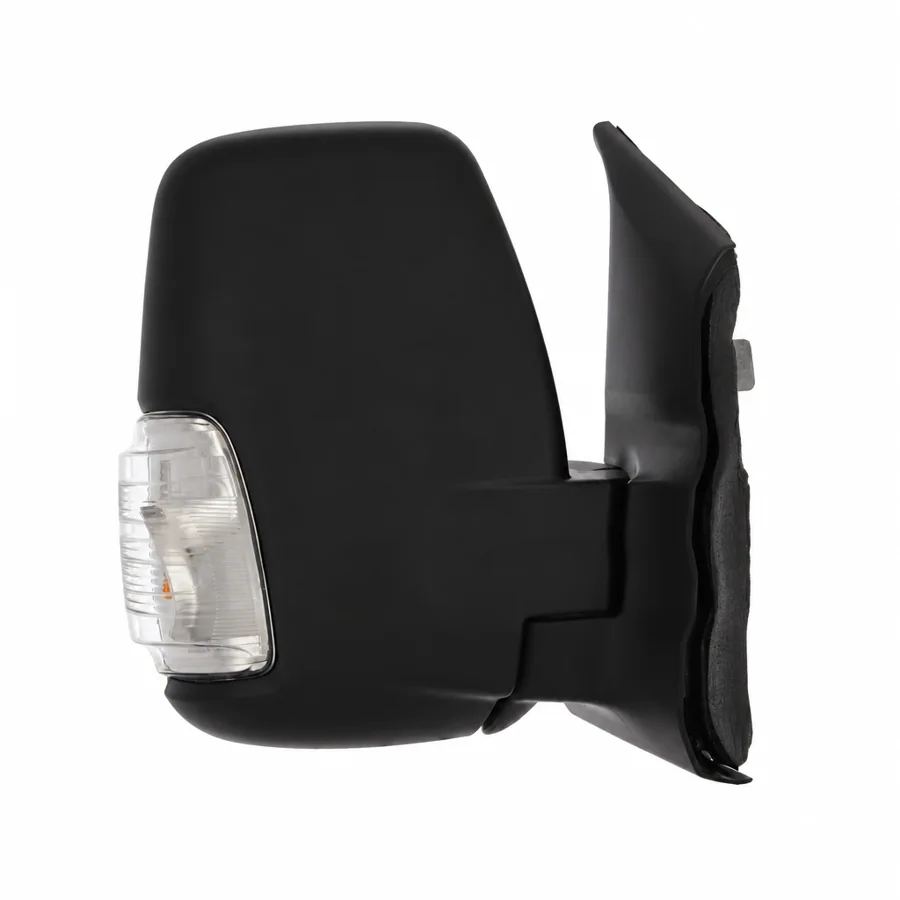Ford Transit Right Heated Power Folding Complete Mirror Unit, Black - Textured (2019 onwards)