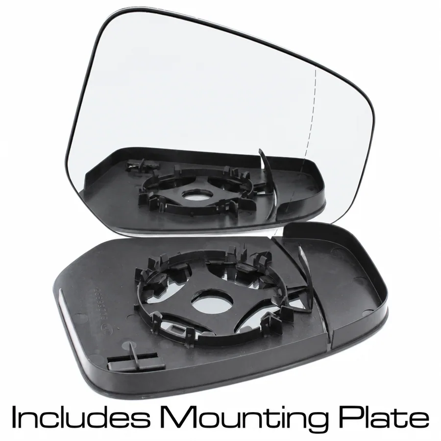 Ford Transit Courier Right Aspherical Clip-on Mirror Glass (2014–2024)