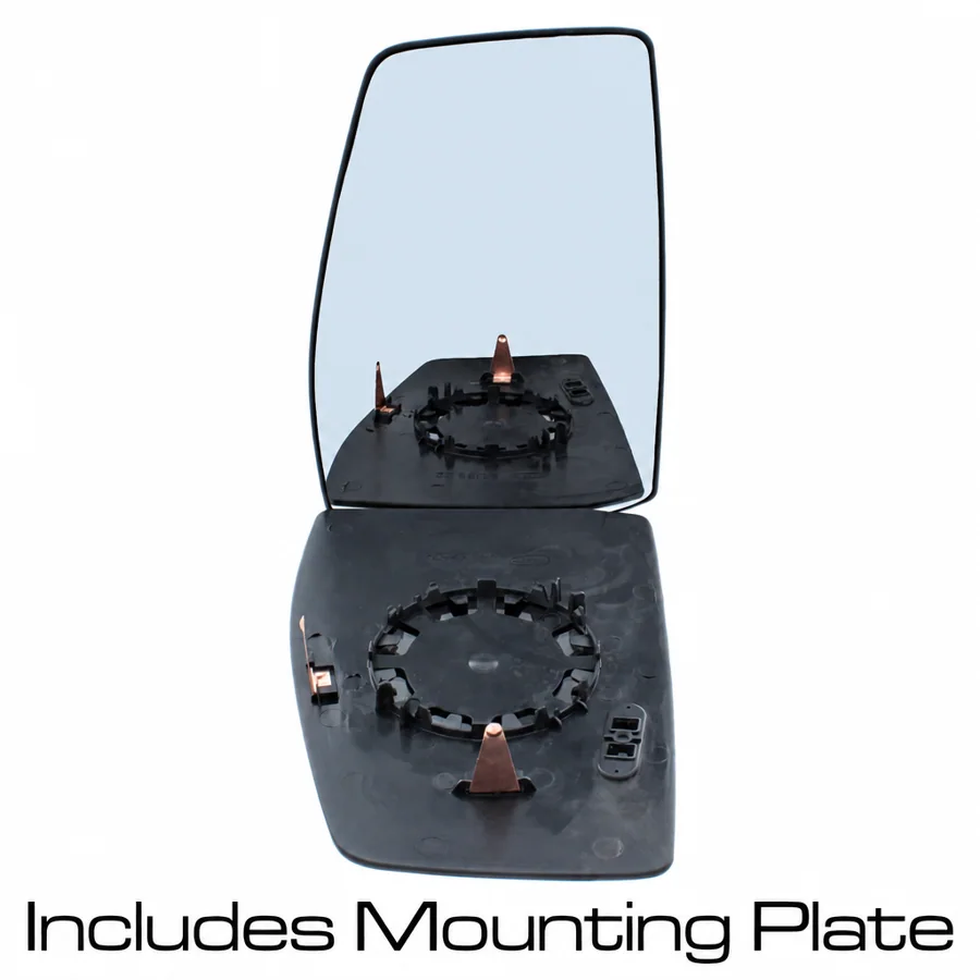 Ford Transit Custom Left Convex Clip-on Mirror Glass (2012–2024)