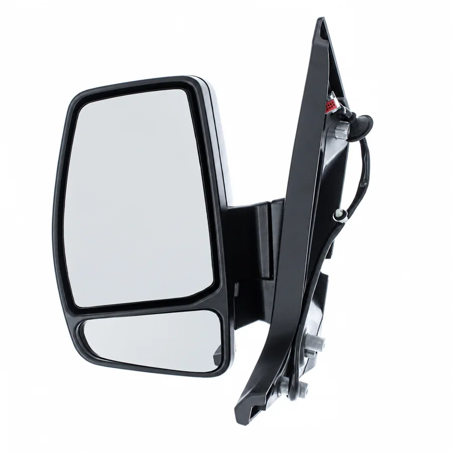 Ford Transit Custom Left Heated Power Folding Complete Mirror Unit, Black - Textured (2012–2018) — photograph 2
