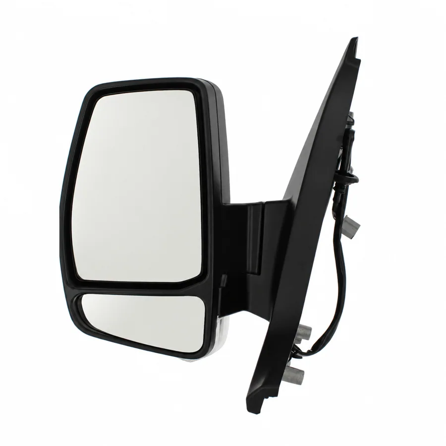 Ford Transit Custom Left Heated Power Folding Complete Mirror Unit, Primed (2018–2024) — 10 Hole 8 Pin Connector — photograph 2