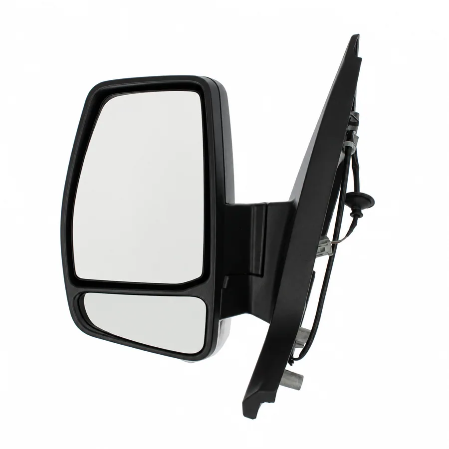 Ford Transit Custom Left Complete Mirror Unit, Black - Textured (2018–2024) — photograph 2