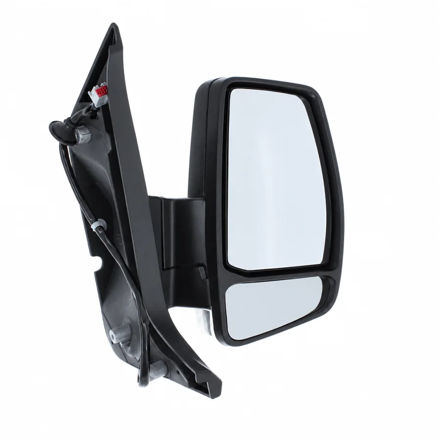 Ford Transit Custom Right Heated Power Folding Complete Mirror Unit, Black - Textured (2012–2018) — photograph 2