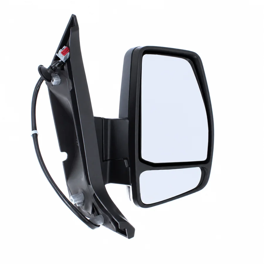 Ford Transit Custom Right Heated Power Folding Complete Mirror Unit, Primed (2012–2018) — photograph 2