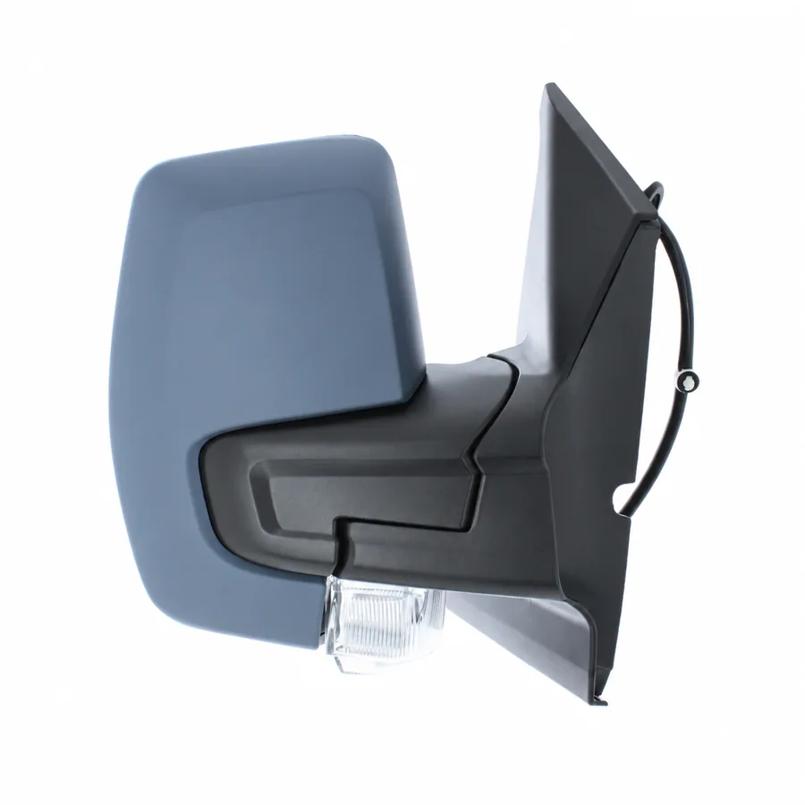 Ford Transit Custom Right Heated Power Folding Complete Mirror Unit, Primed (2012–2018)