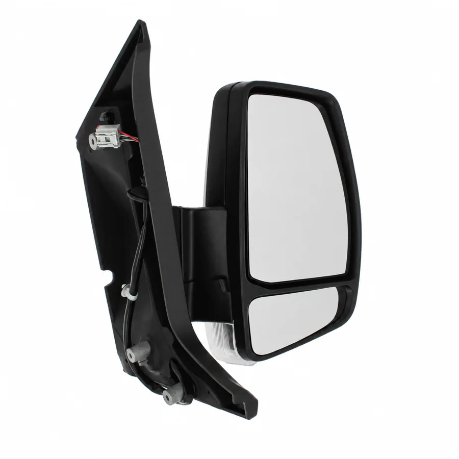 Ford Transit Custom Right Heated Electric Complete Mirror Unit, Black - Textured (2018–2024) — photograph 2