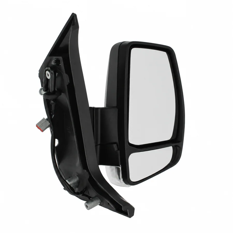Ford Transit Custom Right Heated Power Folding Complete Mirror Unit, Primed (2018–2024) — 10 Hole 8 Pin Connector — photograph 2