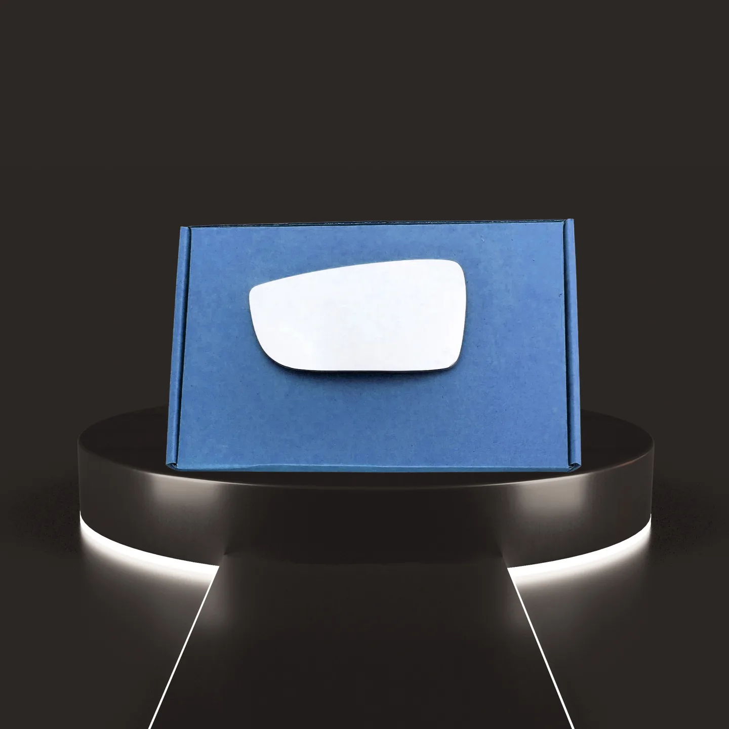 Ford Transit Van Left Convex Stick-on Mirror Glass (2014–2025)