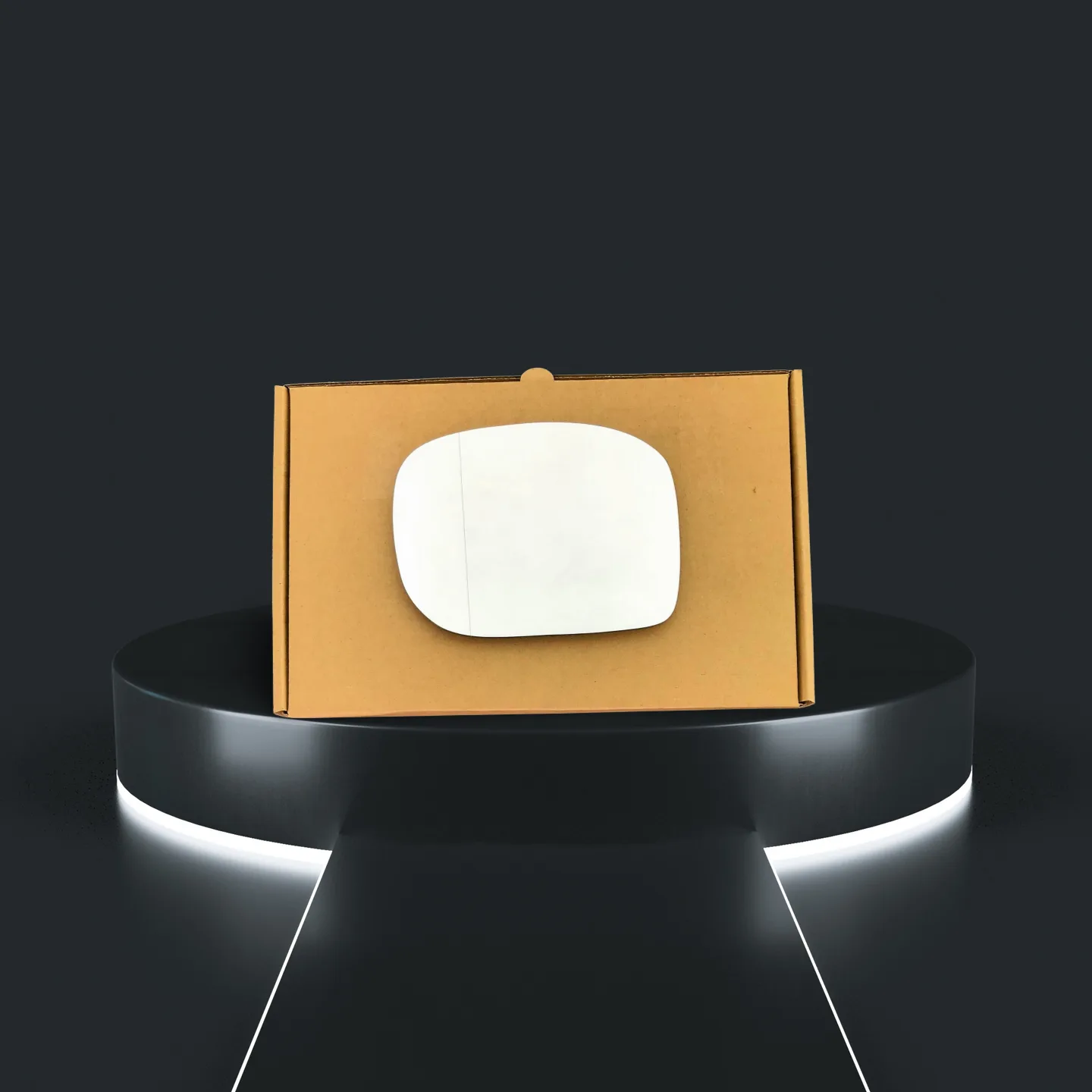 Honda Accord Left Wide Angle Stick-on Mirror Glass (2009–2012)