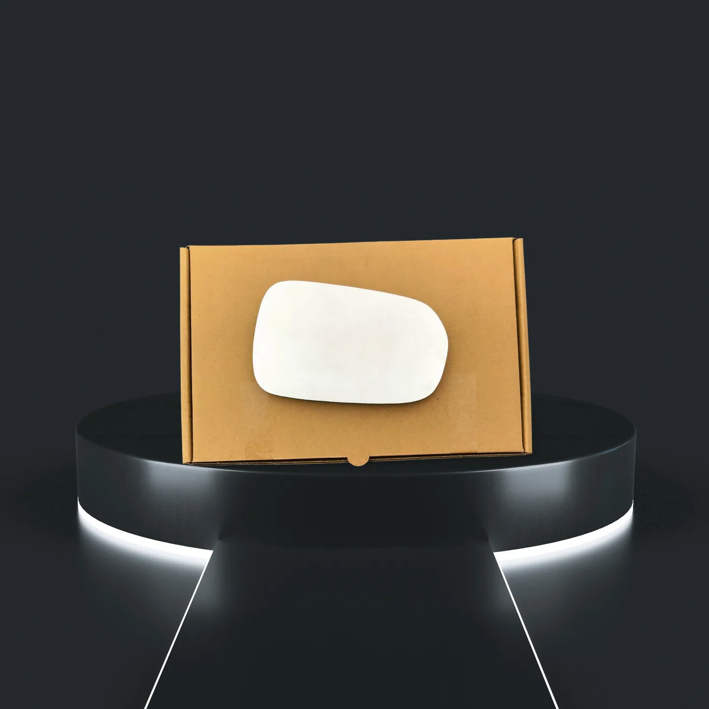 Honda Accord Right Convex Stick-on Mirror Glass (2000–2003)