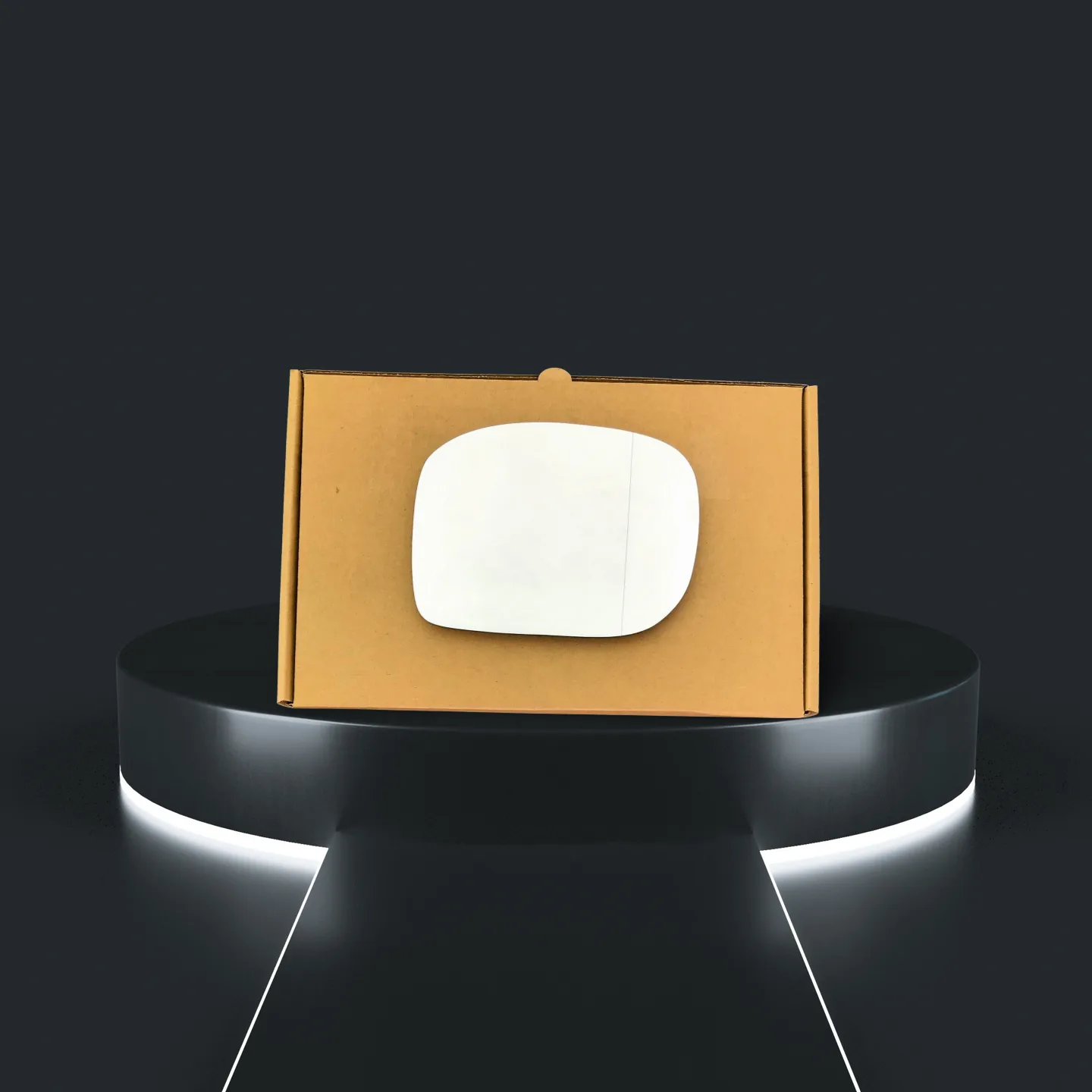 Honda Accord Right Wide Angle Stick-on Mirror Glass (2009–2012)