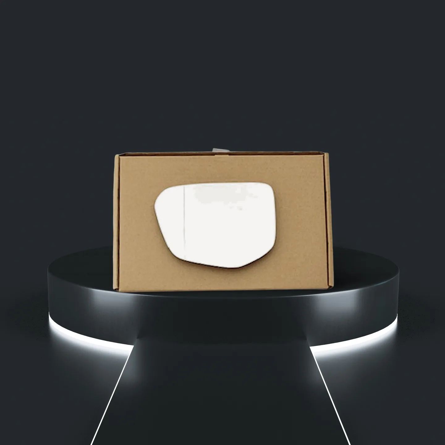 Honda Civic Left Wide Angle Stick-on Mirror Glass (2018–2024)