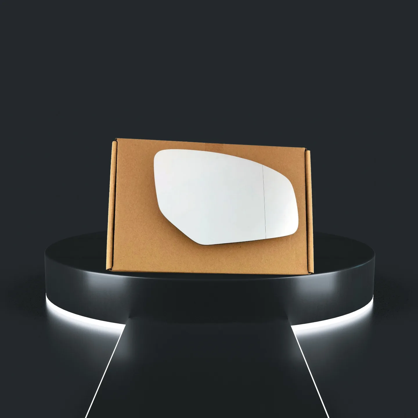 Honda Civic Right Wide Angle Stick-on Mirror Glass (2012–2017)