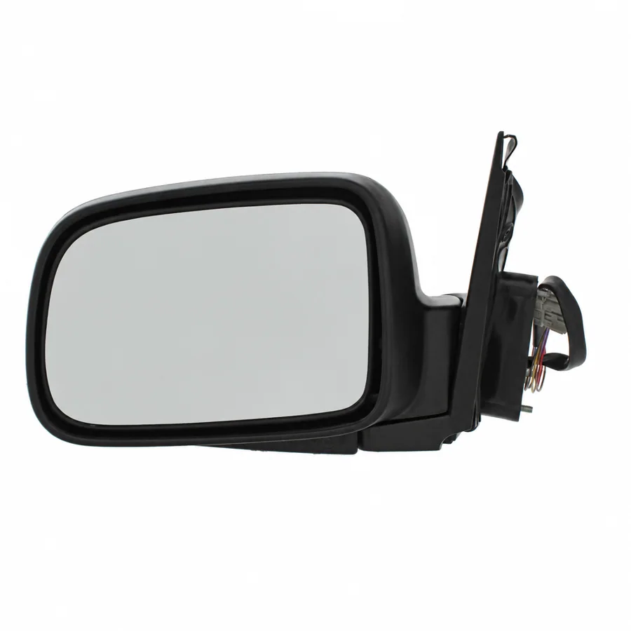 Honda CR-V Left Heated Electric Complete Mirror Unit, Paintable - Black (2002–2007) — photograph 3