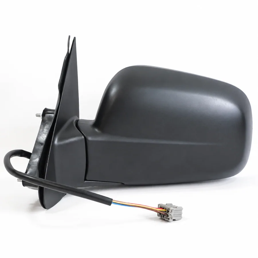Honda CR-V Left Heated Electric Complete Mirror Unit, Paintable - Black (2002–2007)