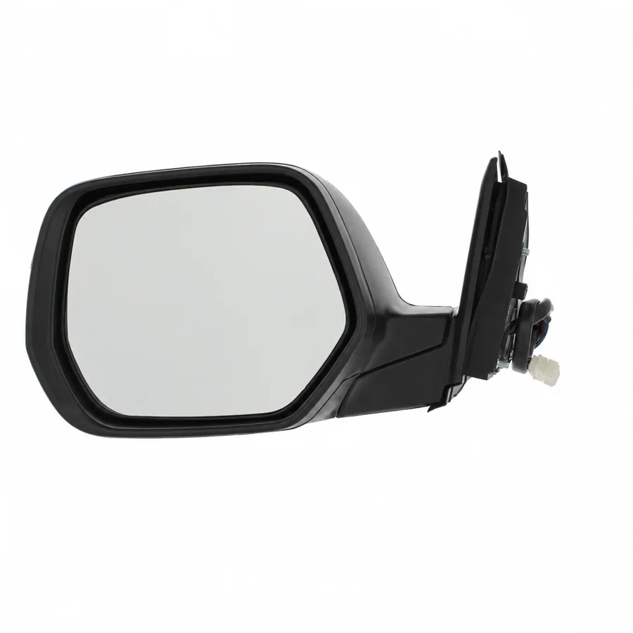 Honda CR-V Left Heated Electric Complete Mirror Unit, Paintable - Black (2006–2013) — photograph 3