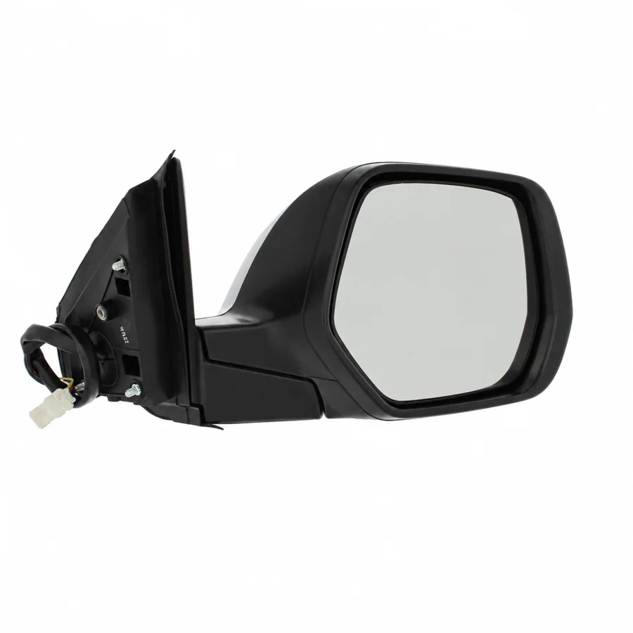 Honda CR-V Right Heated Electric Complete Mirror Unit, Paintable - Black (2006–2013) — photograph 3