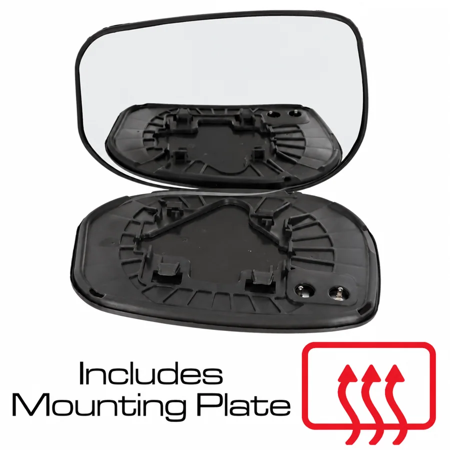 Honda Insight Left Heated Convex Mirror Glass (2008–2014)