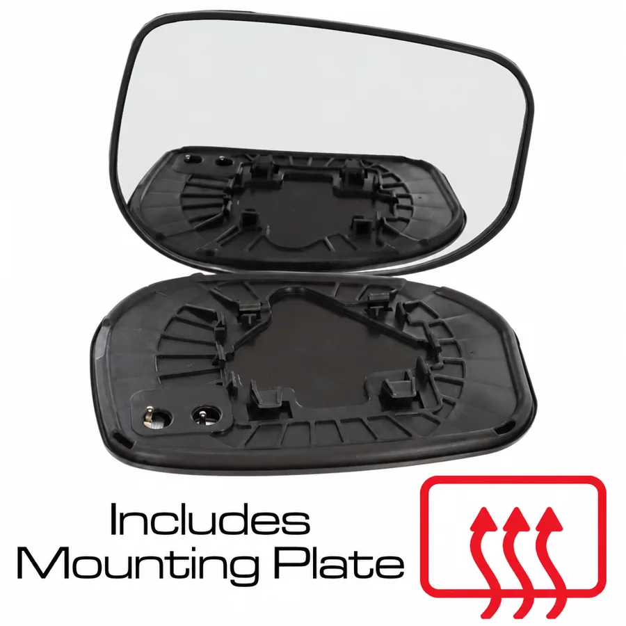 Honda Insight Right Heated Convex Mirror Glass (2008–2014)