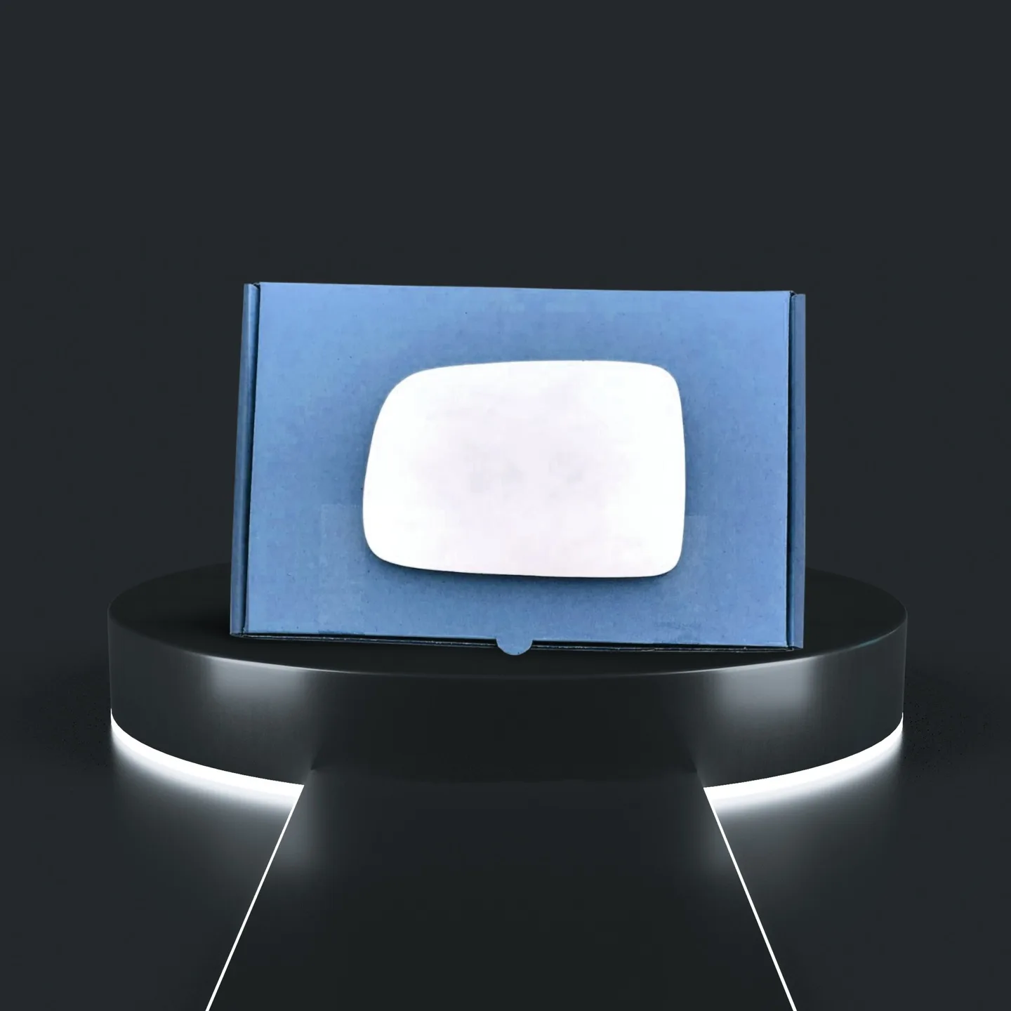 Honda Insight Left Convex Stick-on Mirror Glass (2000–2005)
