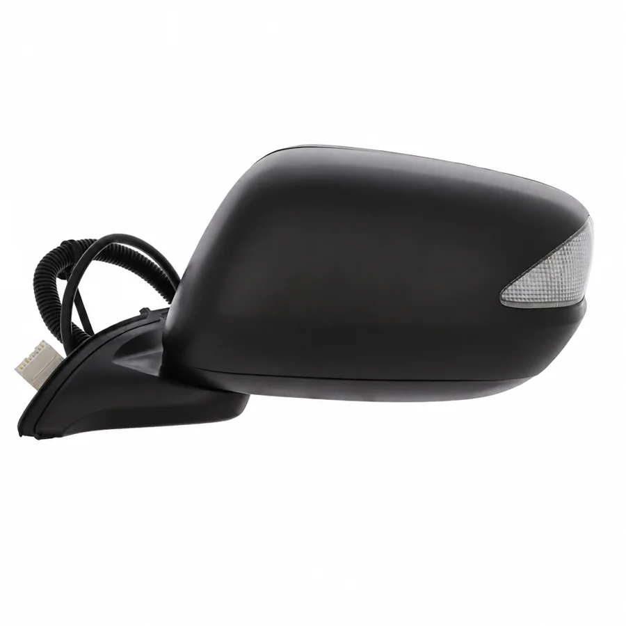 Honda Jazz Left Electric Complete Mirror Unit, Paintable - Black (2008–2016) — photograph 2