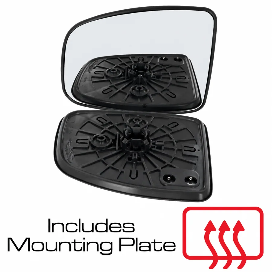 Honda Jazz Left Heated Convex Mirror Glass (2015–2020)