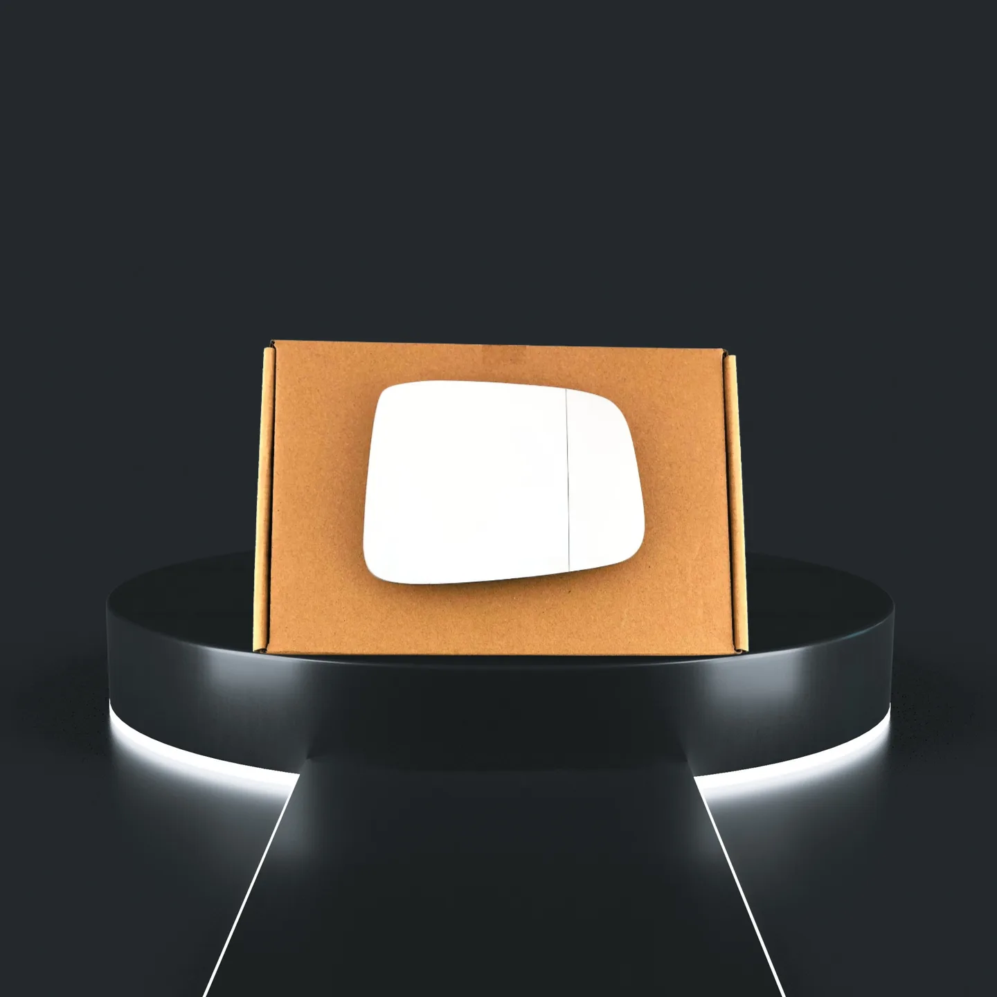 Honda Jazz Right Wide Angle Stick-on Mirror Glass (2005–2008)