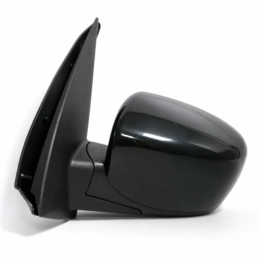 Hyundai i10 Left Electric Complete Mirror Unit, Paintable - Black (2008–2011)