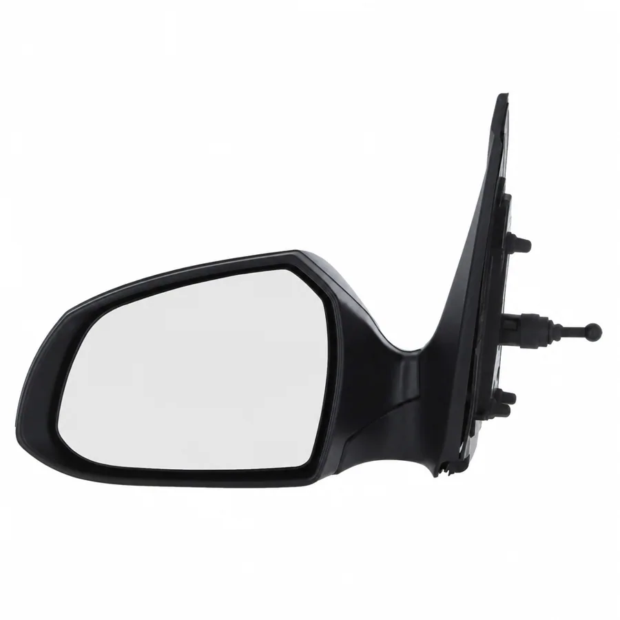 Hyundai i10 Left Complete Mirror Unit, Black - Textured (2013–2021) — photograph 2