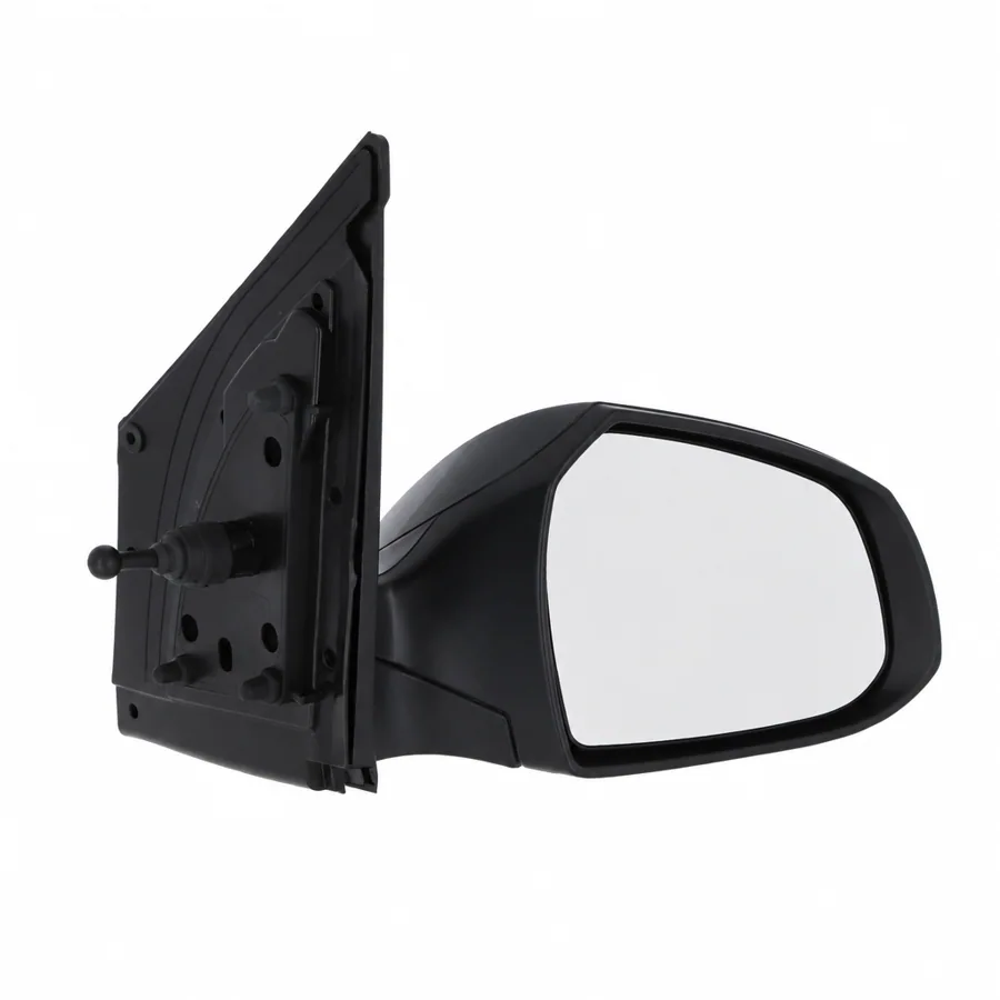 Hyundai i10 Right Complete Mirror Unit, Black - Textured (2013–2021) — photograph 2