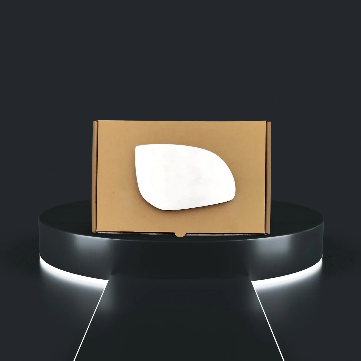 Hyundai i10 Right Convex Stick-on Mirror Glass (2010–2014)
