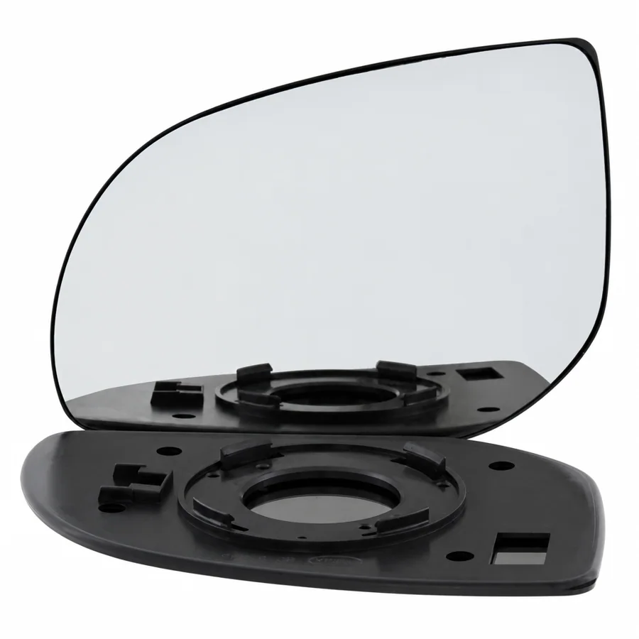 Hyundai i20 Left Convex Clip-on Mirror Glass (2009–2012)