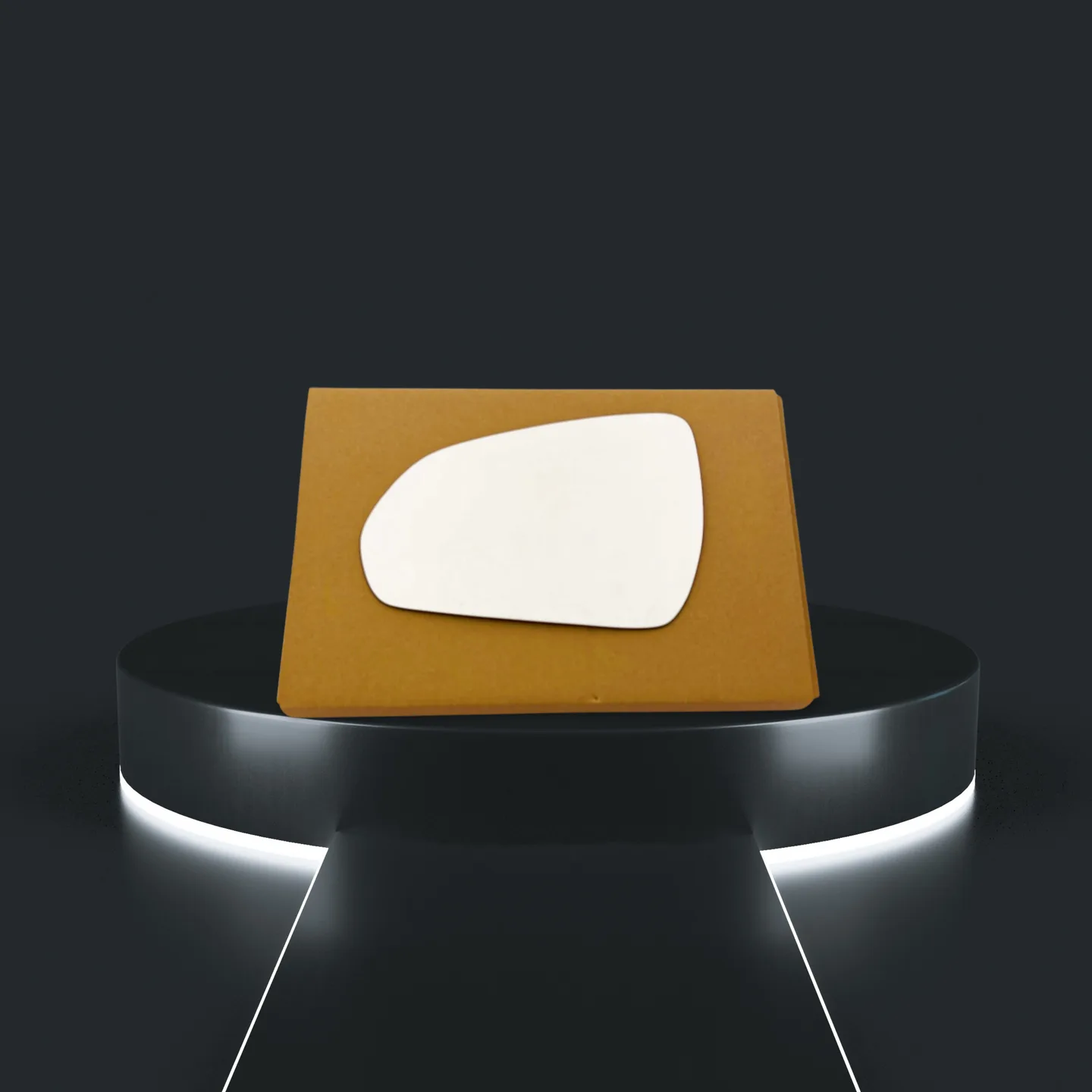 Hyundai i30 Left Convex Stick-on Mirror Glass (2017–2024)