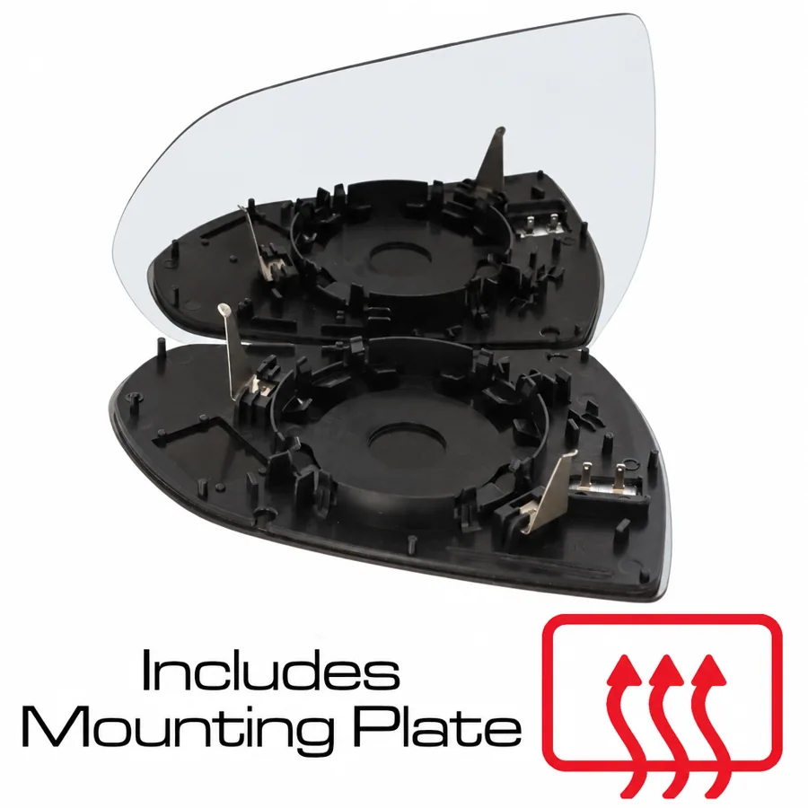 Hyundai Ioniq Left Heated Convex Mirror Glass (2016–2023)