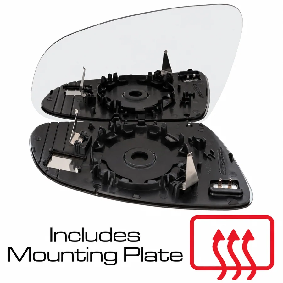 Hyundai Kona Left Heated Convex Mirror Glass (2017–2024)